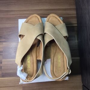 Dream Pairs Women's Tan Sandals